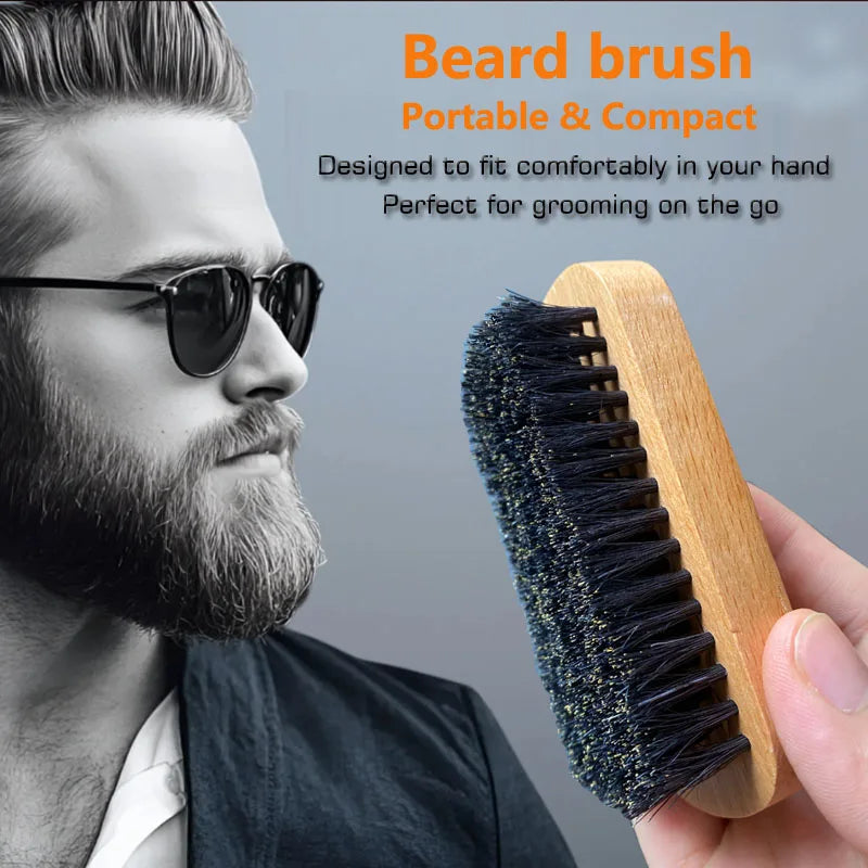 Men's beard care set, beard essence lotion, gently nourishes and strengthens the hair roots, promotes beard growth