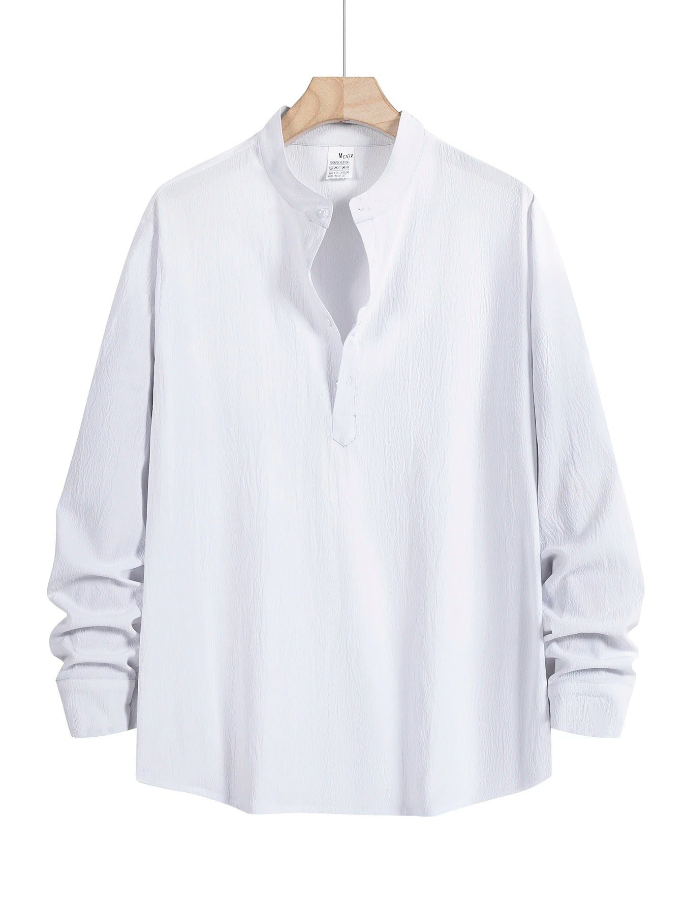 Lightweight Henley Casual Shirt Men