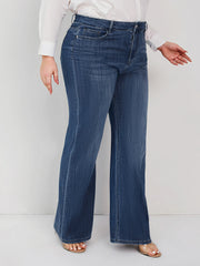 Plus Size Wide Leg Jeans