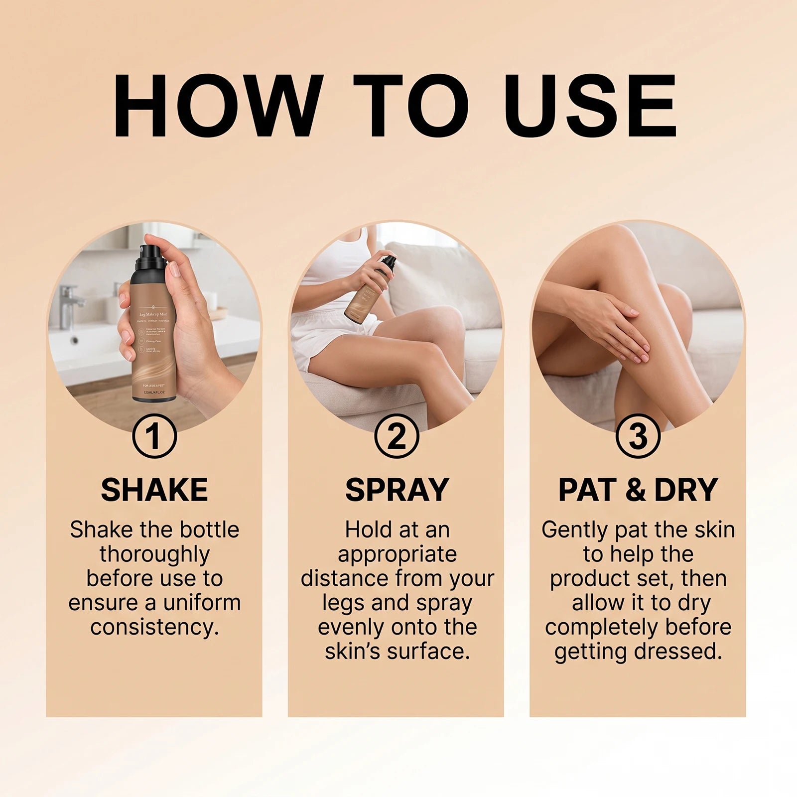Waterproof Leg Flaw Cover Spray