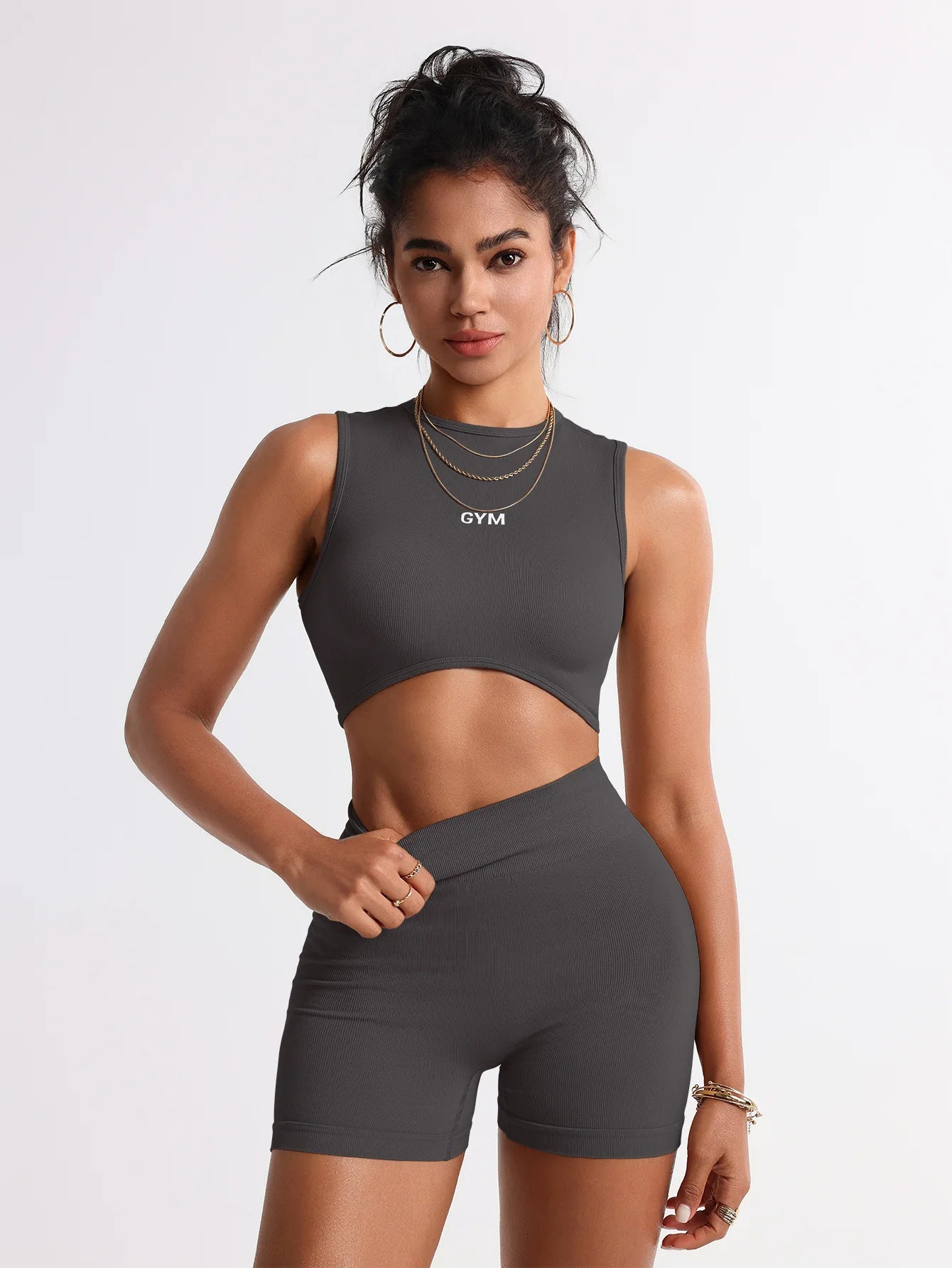 LEOSOXS 2pcs Seamless Yoga Set Gym Clothes Athletic Wear Yoga Suits Women Fitness Set Tracksuits Sports Bra Leggings Sportswear