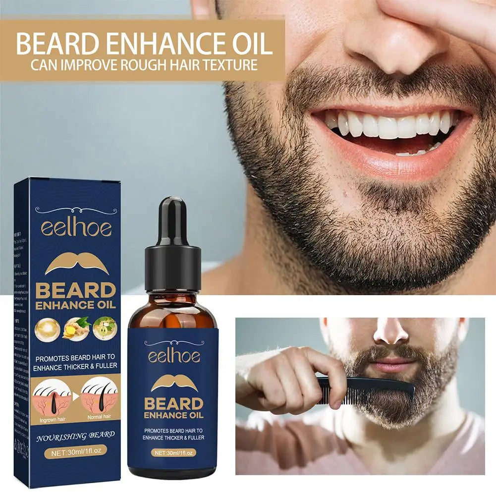 30ml Beard Care Oil For Men Beard Growth Grooming  Soften Strengthen Styling Beard Oil Thicker Nourish Beard Serum Beard Care