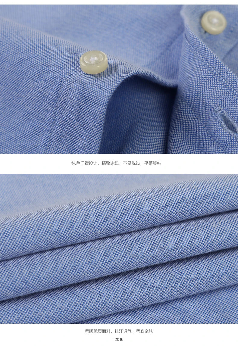 Slim Striped Office Shirt Men