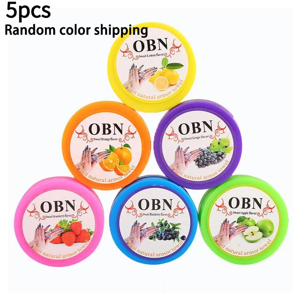 Nail Polish Remover Pads Fruit Flavor Eyelash Glue Cleaning Wipes Disposable Boxed Gel Polish Remover Cotton Pads Wipes