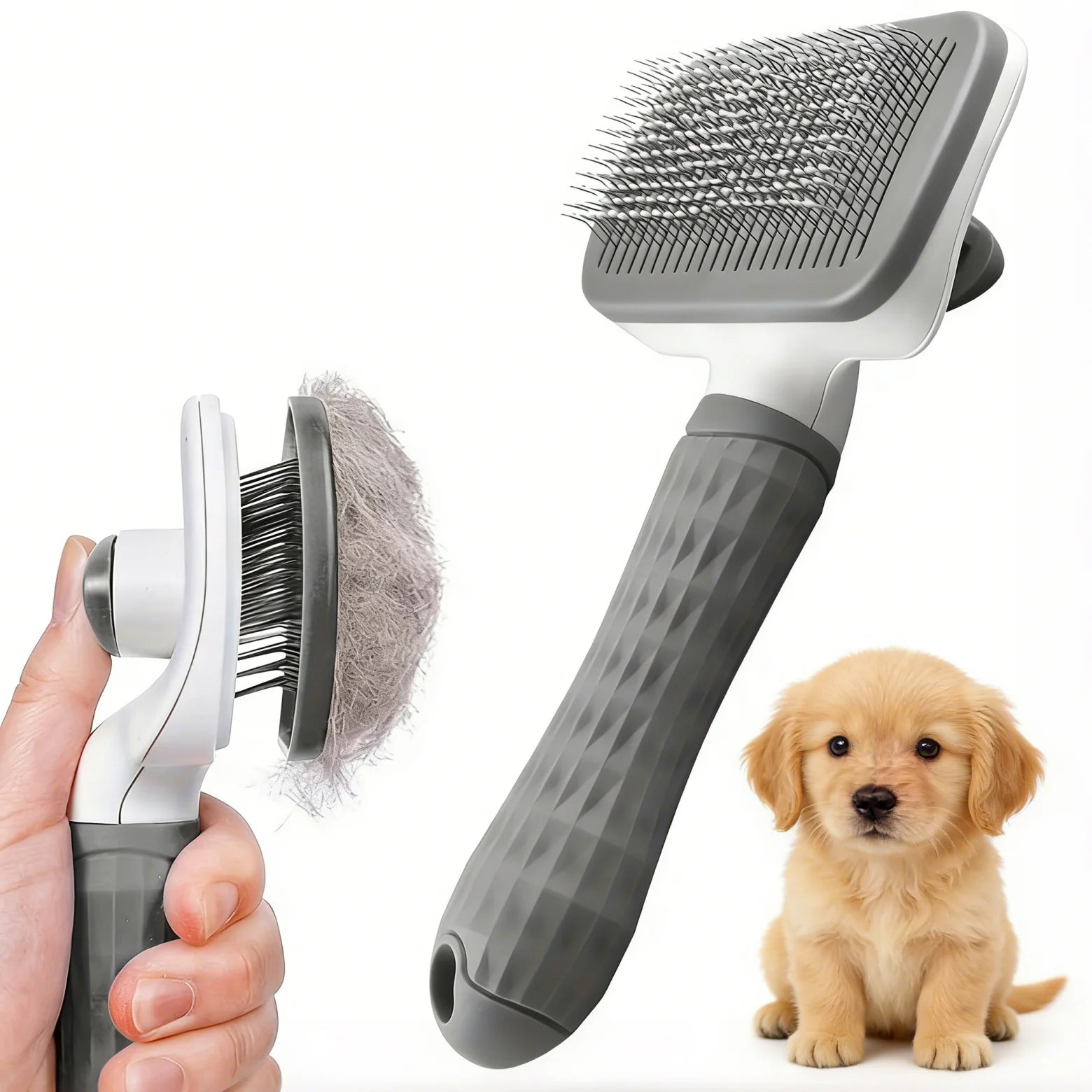 One-Click Bent Needle Massage Comb