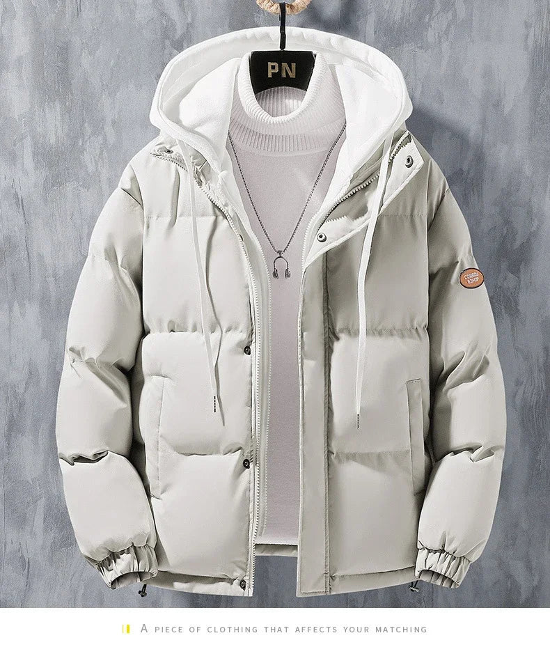 Warm Hooded Parka Jacket