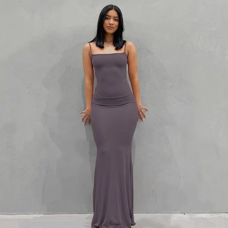 Elegant Mermaid Evening Maxi Dress
