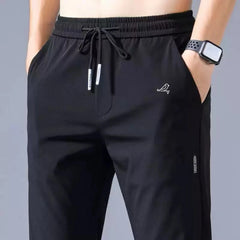 Men‘s Fitness Joggers Summer Breathable Quick Dry Stretch Slim Fit Straight Leg Pants Gym Workout Trousers 5XL
