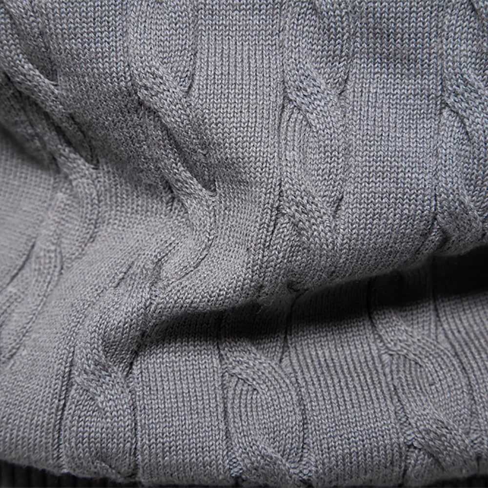 Giraffe Embroidered Knit Pullover
