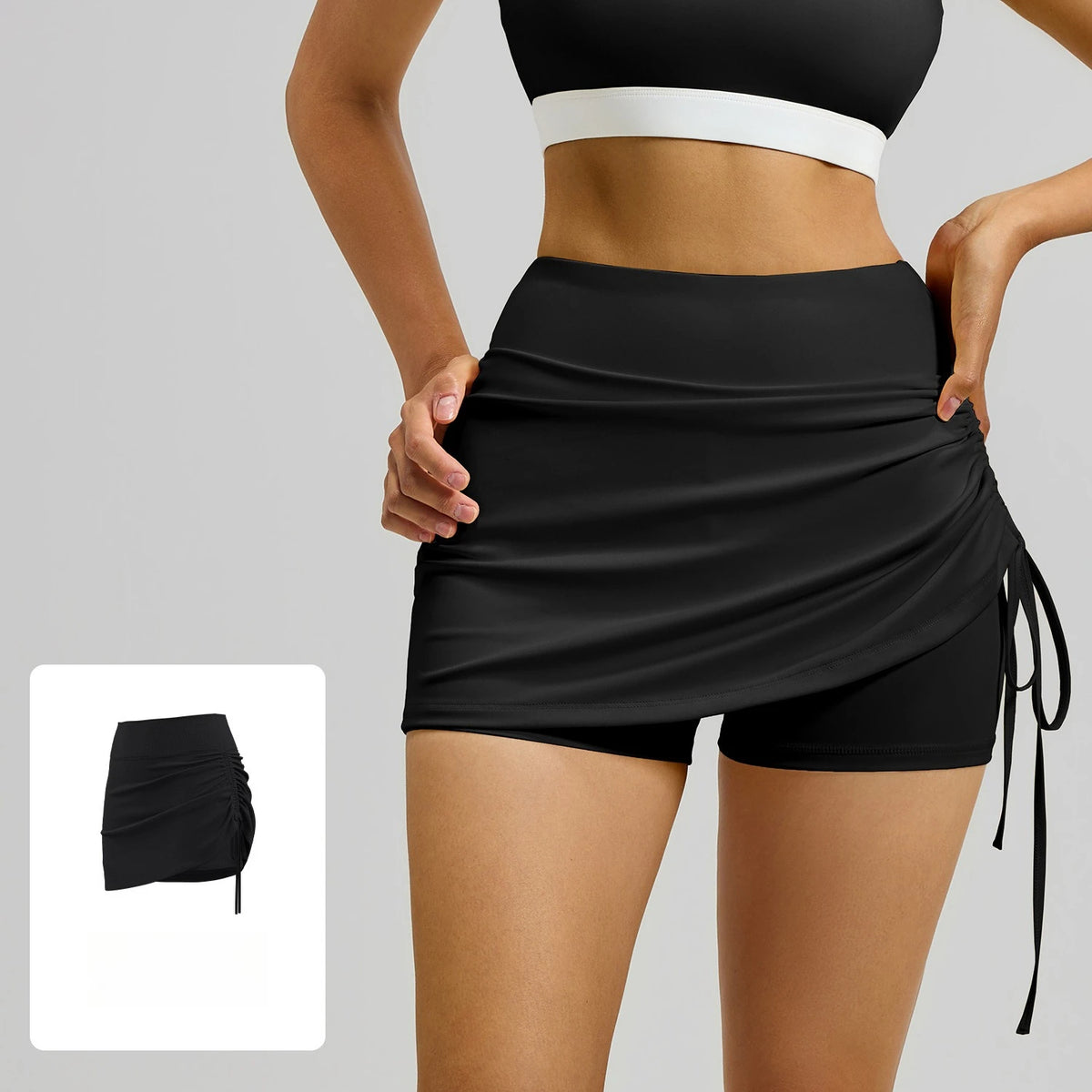 High Elastic Sports Skirt Shorts