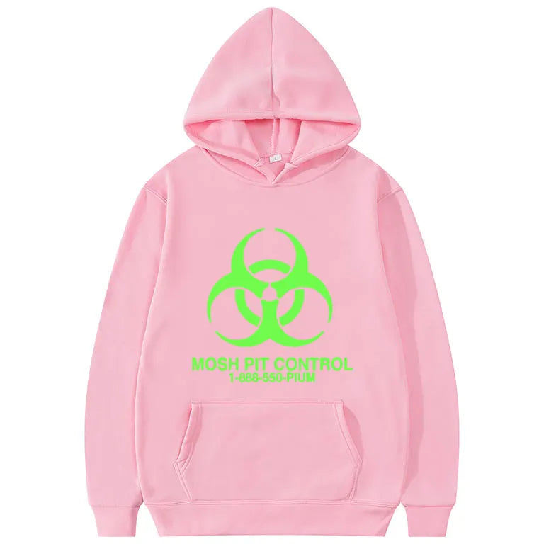Homixide Gang Mosh Pit Control Hoodie Men Women Hip Hop Oversized Sweatshirt Playboi Carti Opium Merch Sweatshirt HXG Clothes