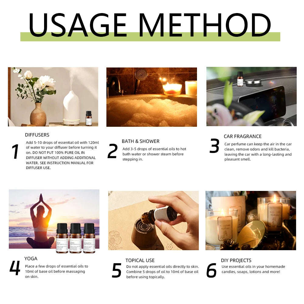 36 Natural Aromatherapy Essential Oils