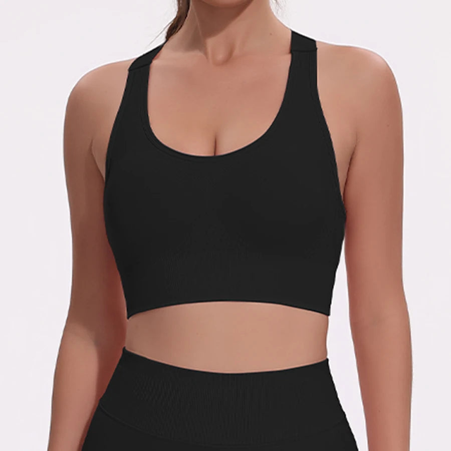 Hollow Out Beautiful Back Yoga Bra
