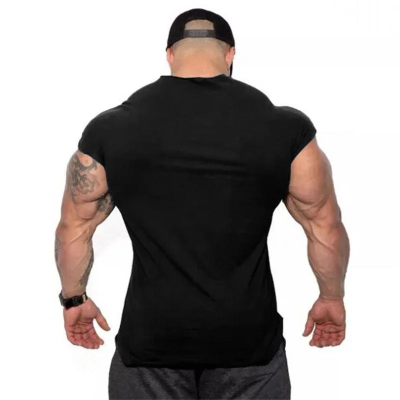 Mens Tank Tops Shirt Gym Tank Top Fitness Clothing Vest Sleeveless Cotton Man Canotte Bodybuilding Ropa Hombre Man Clothes Wear