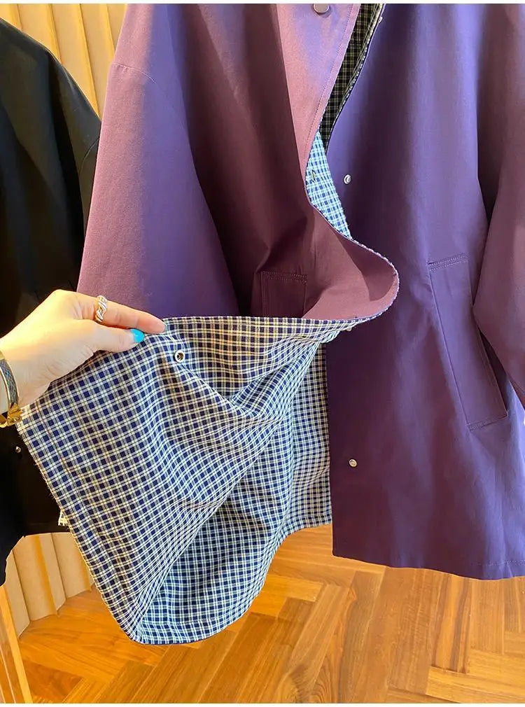 Casual Loose Windbreaker Trench Coat