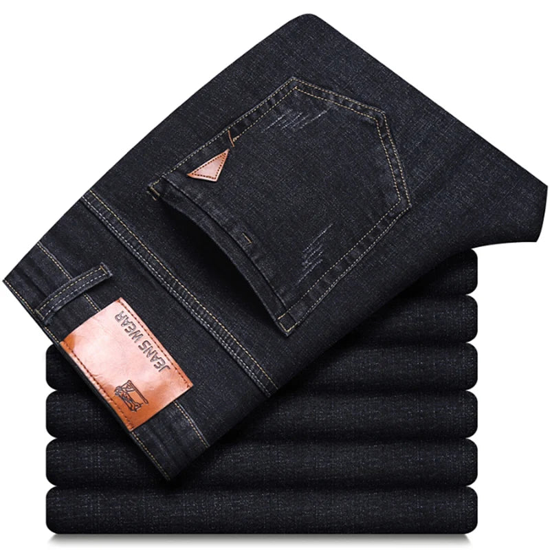 Smart Casual Straight Denim Jeans