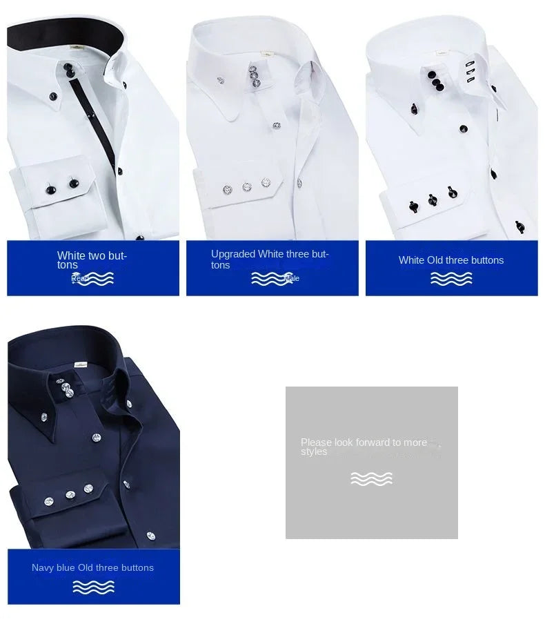 Korean Slim Non-Iron Dress Shirt