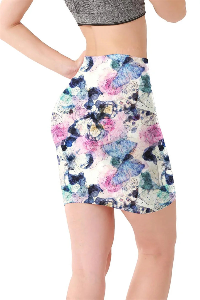 Mini High Waist Skirts Sexy Girls Leopard Snake Pattern Skirts Casual Package Hip Short Skirts Women Tight Party Skirts