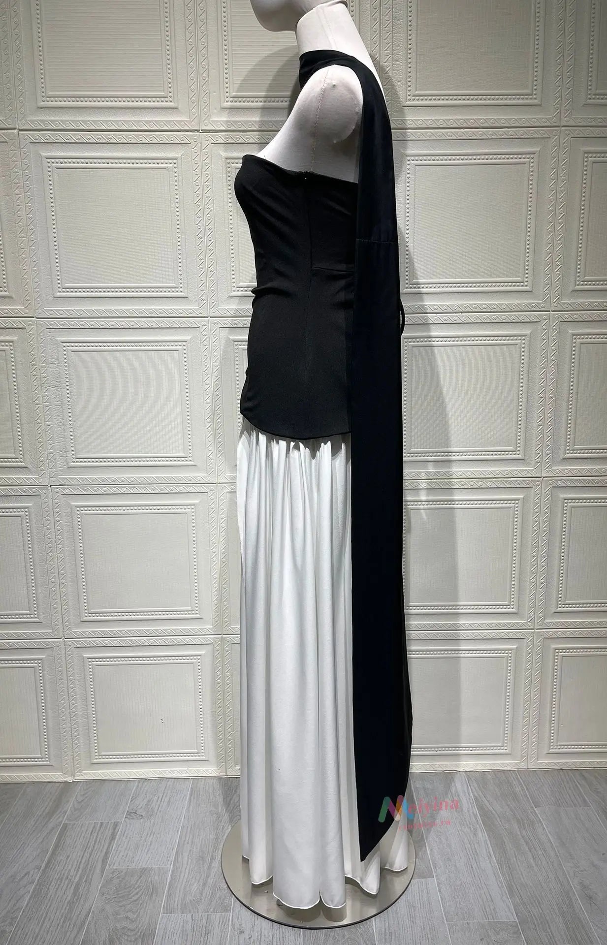 Chiffon Lace Ethereal Evening Gown