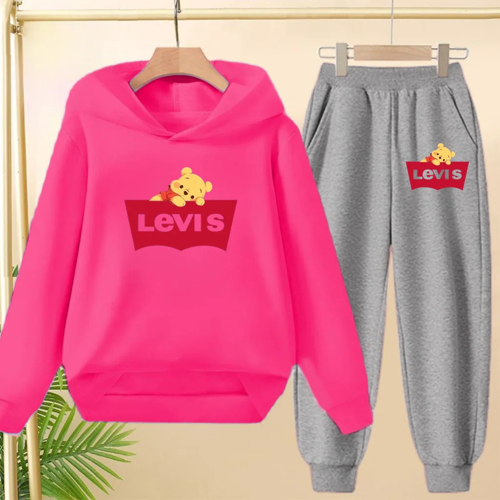 Kids Hooded Sportswear Set