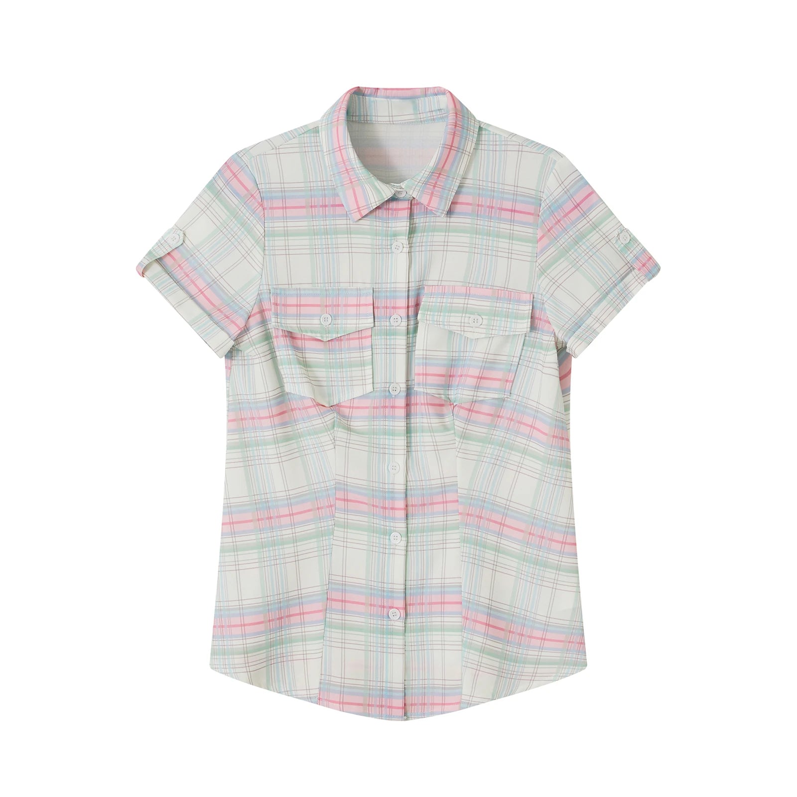 Plaid Texture Blouse