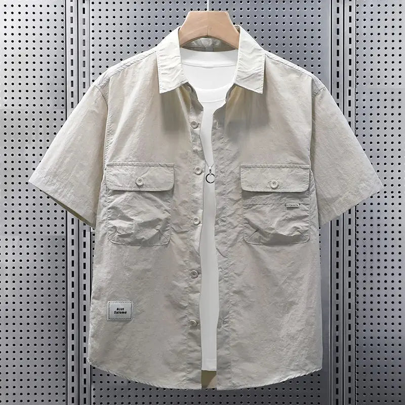 Loose Summer Casual Shirt Men