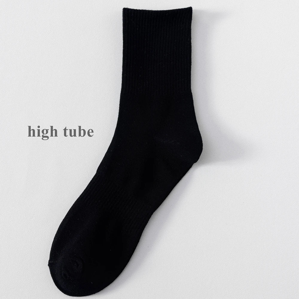 Plus Size Cotton Crew Socks