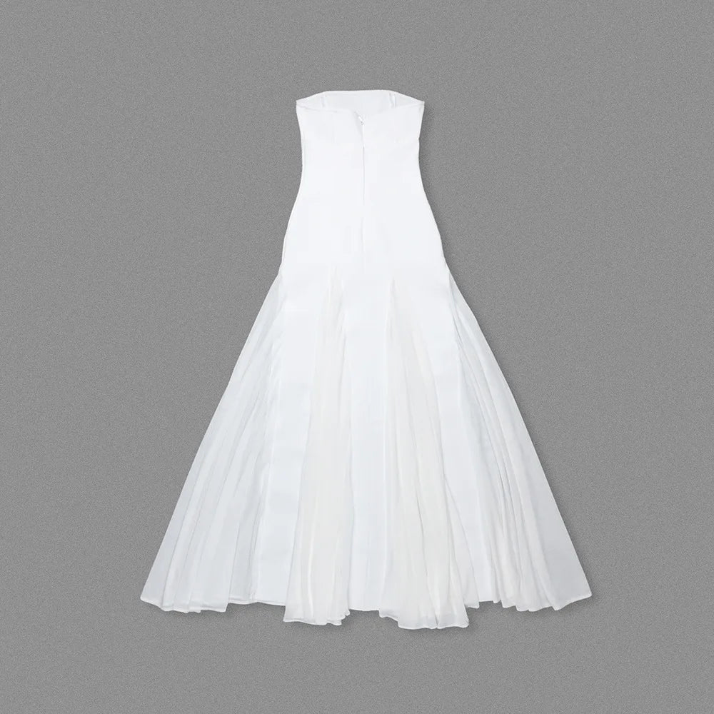 Elegant Backless Sleeveless Evening Gown