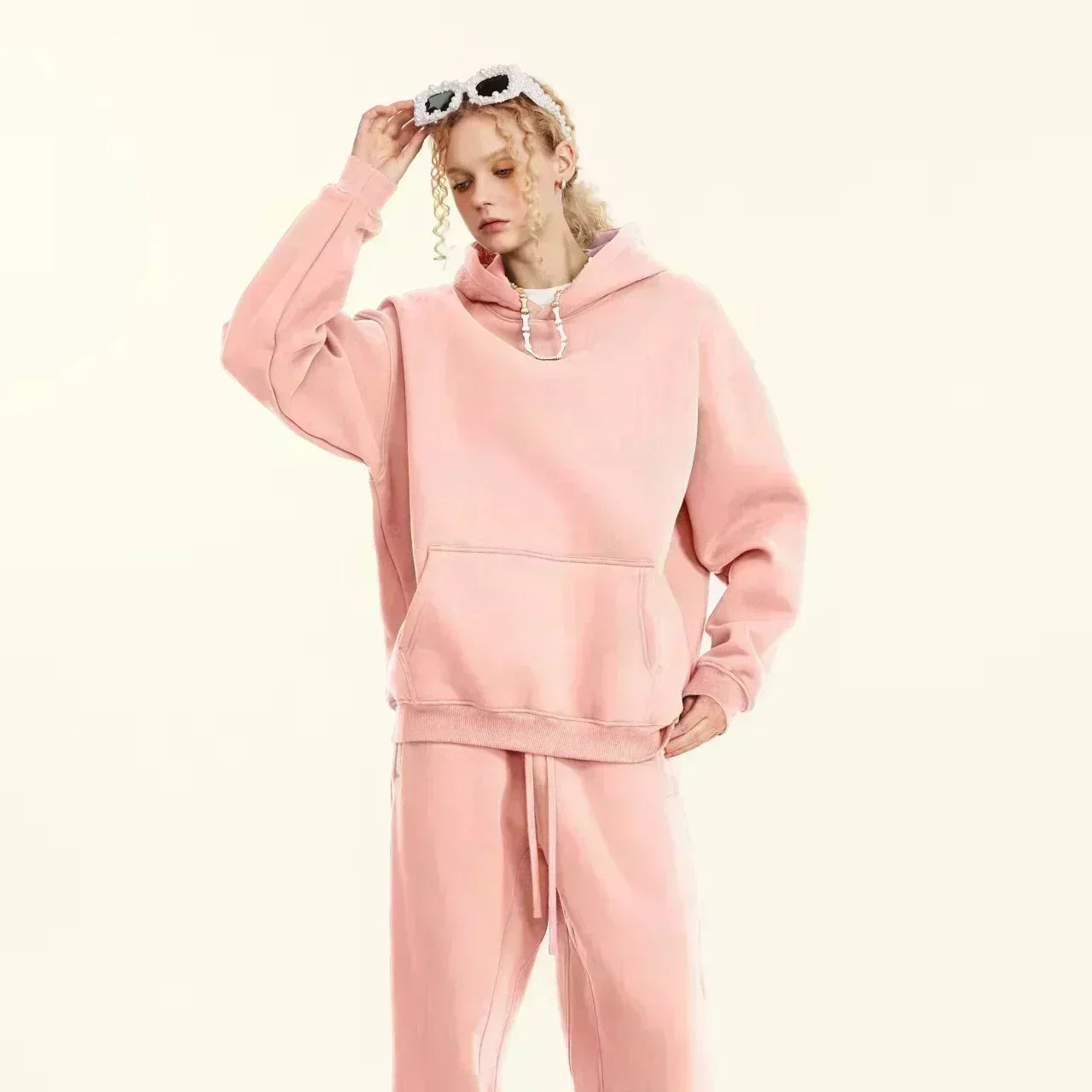 2026 Men's Fashion Trend Hoodie Loose Casual Hip-Hop Street Style Printed Hoodie Men's Sportswear