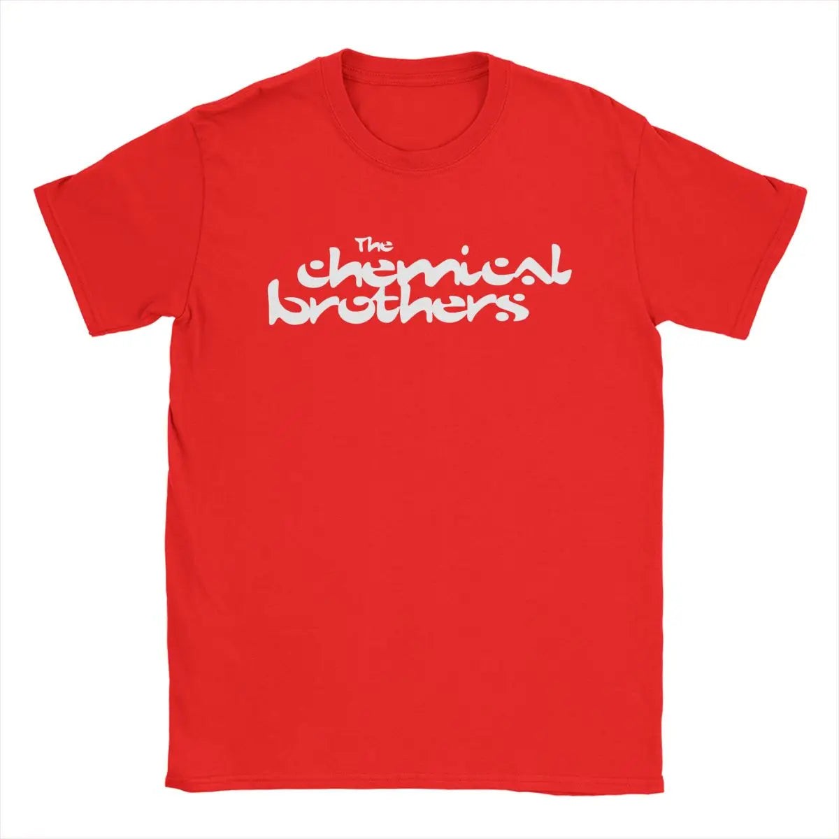 Men's The Chemical Brothers T Shirts Pure Cotton Tops Funny Short Sleeve Round Neck Tee Shirt Graphic T-Shirts