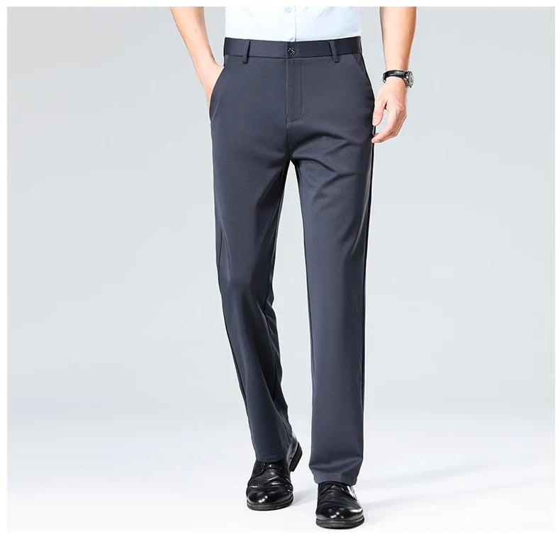 Classic Wrinkle-Resistant Suit Pants