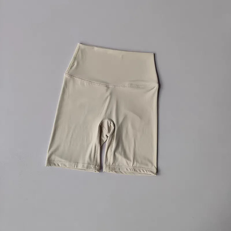 High Waist Naked Feeling Yoga Shorts for Women Fitness Running Shorts Cycling Sports Leggings Summer Workout Gym Running Shorts