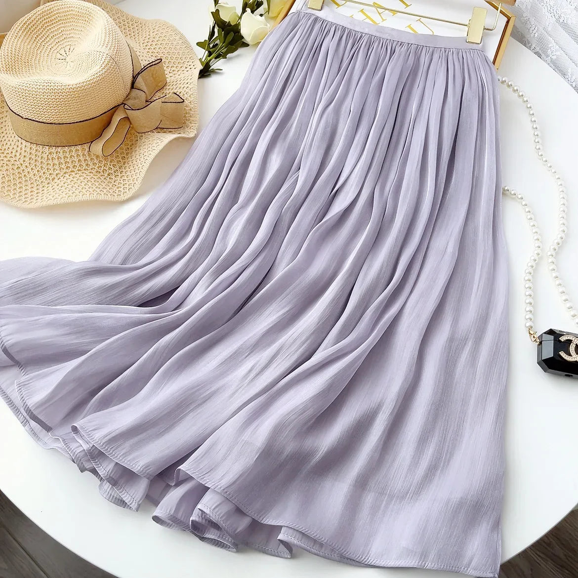 TITLE: Sophisticated Style A Line Skirt