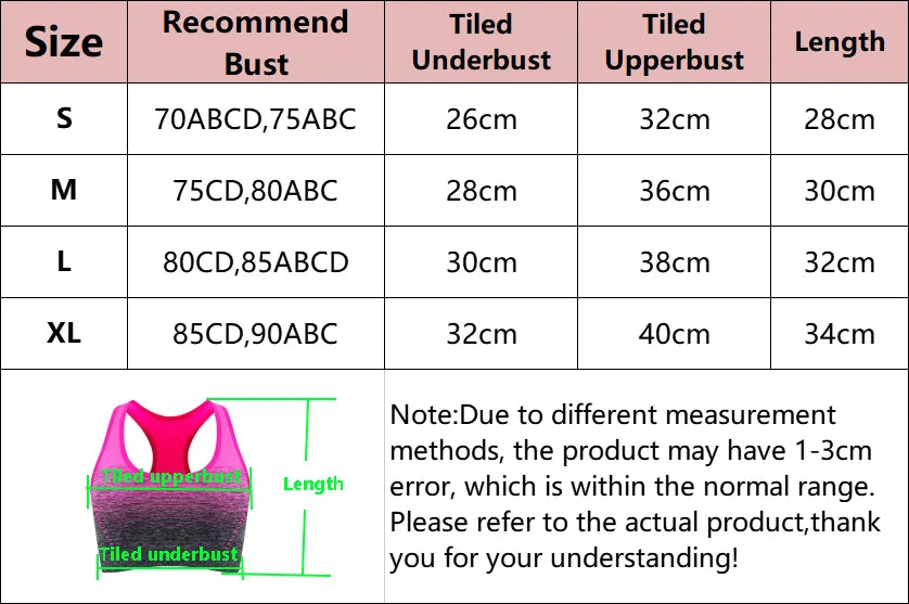 Sports Bra High Stretch Breathable Tops Fitness Women Padded for Running Yoga Gym Crop Bra Gradient Sports Bra for Workout Tops