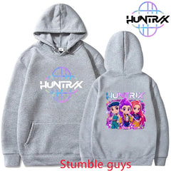 Anime Print Casual Warm Hoodie