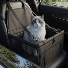 Waterproof and anti-slip pet transportation bag for cars, breathable dog travel seat cover, suitable for car seats