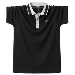 Striped Plus Size Summer Polo