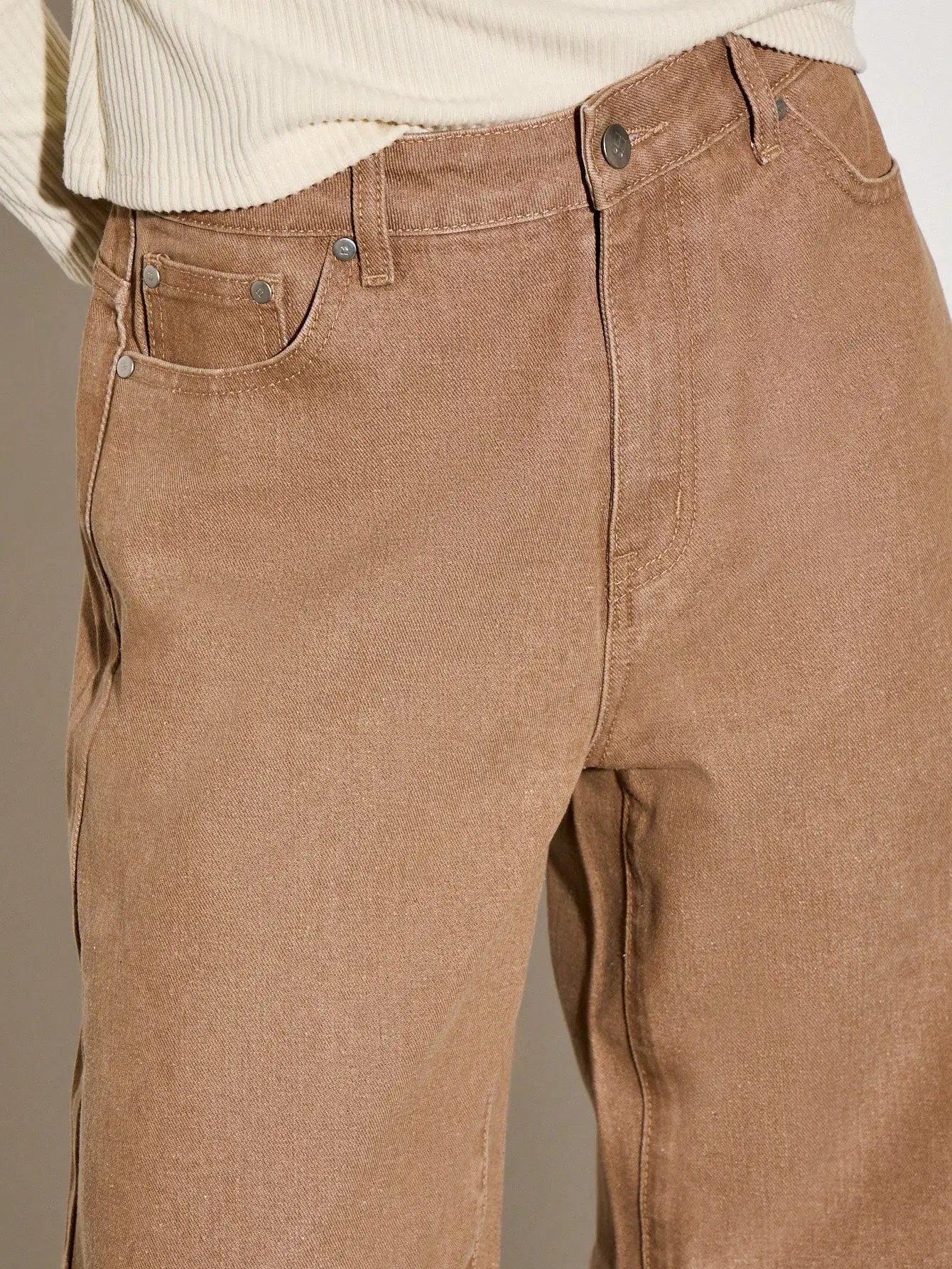 European style  American retro  high waisted wide leg jeans for women  new style for spring summer 2025  loose and slimming effe