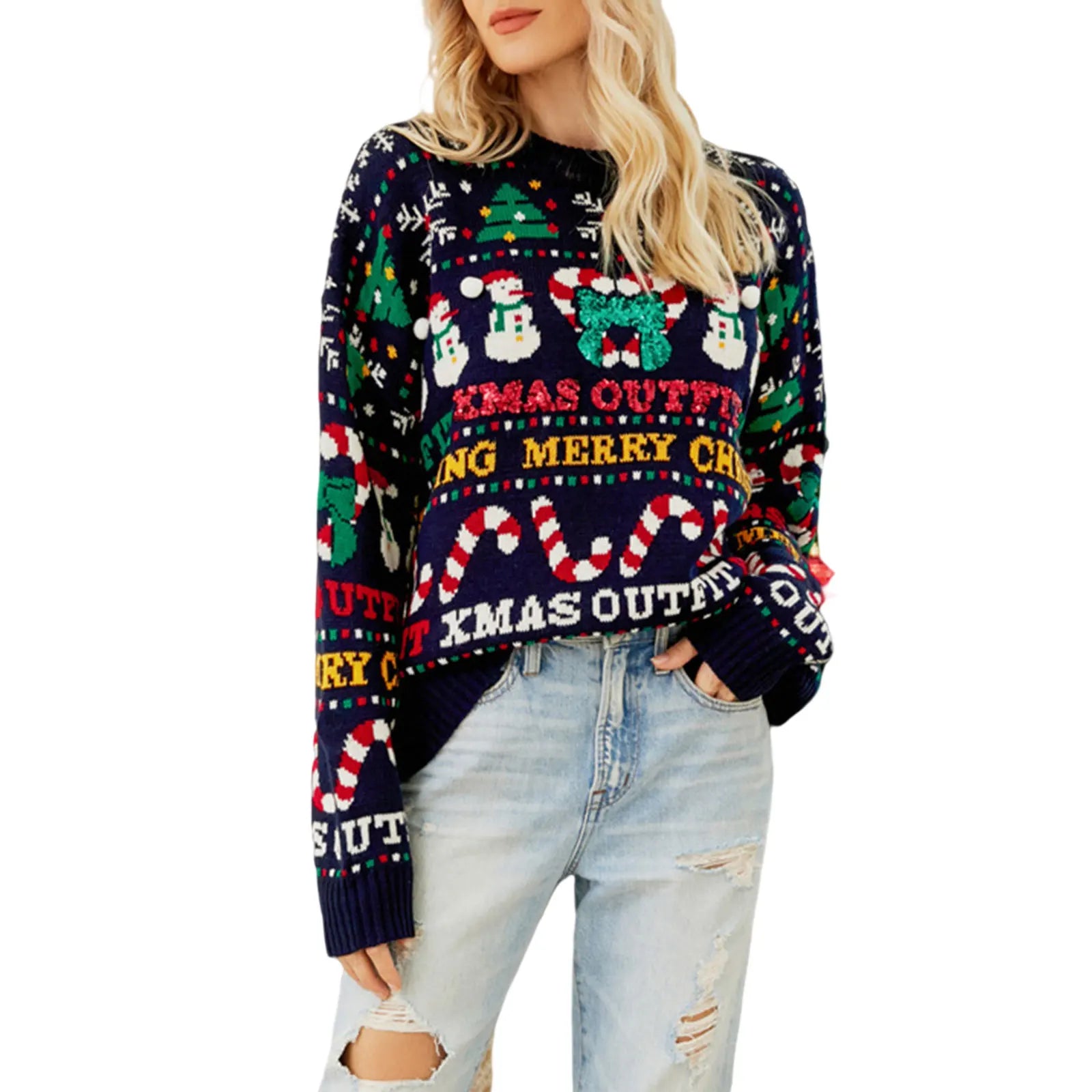 Ugly Christmas Knit Pullover