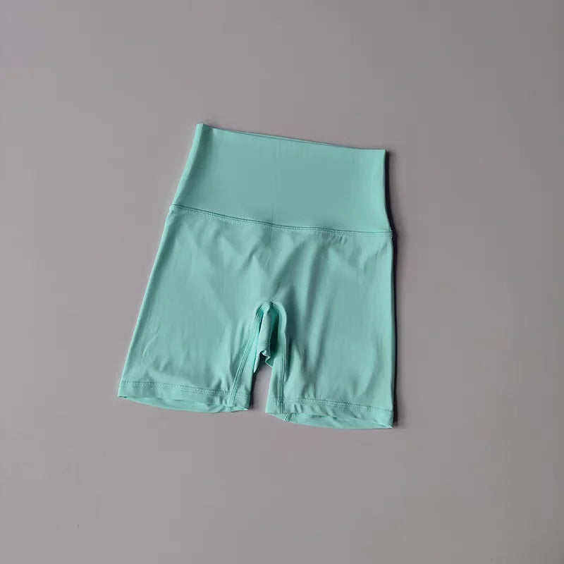 High Waist Naked Feeling Yoga Shorts for Women Fitness Running Shorts Cycling Sports Leggings Summer Workout Gym Running Shorts