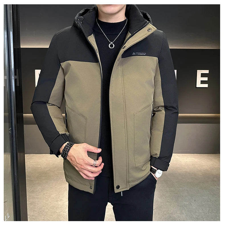 Windproof Winter Down Men Jacket
