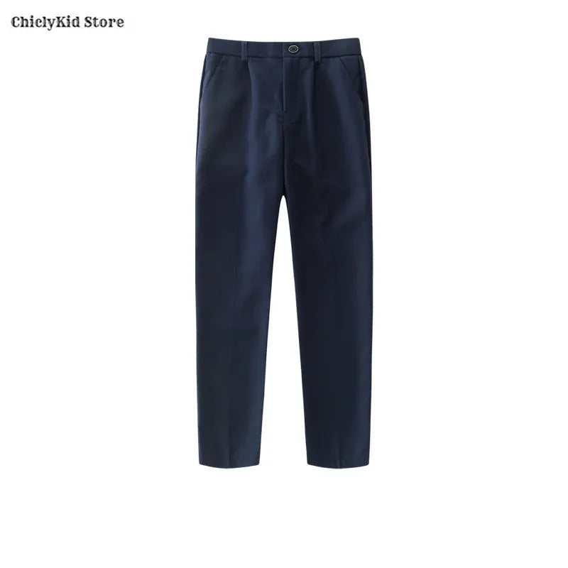 British Style Kids Vest Suit