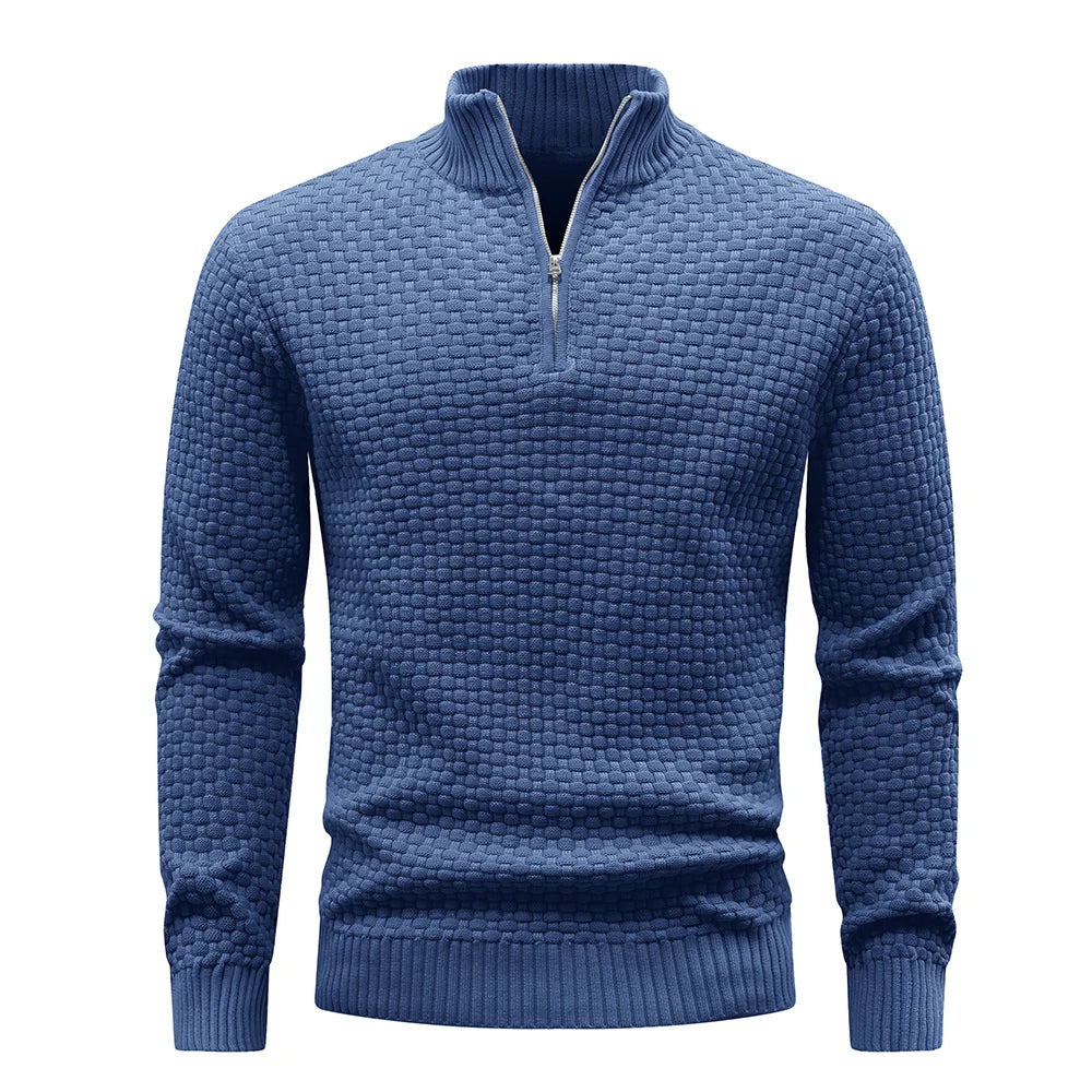 Quarter Zip Knit Pullover