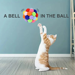 Colorful Woolen Bell Ball Toy