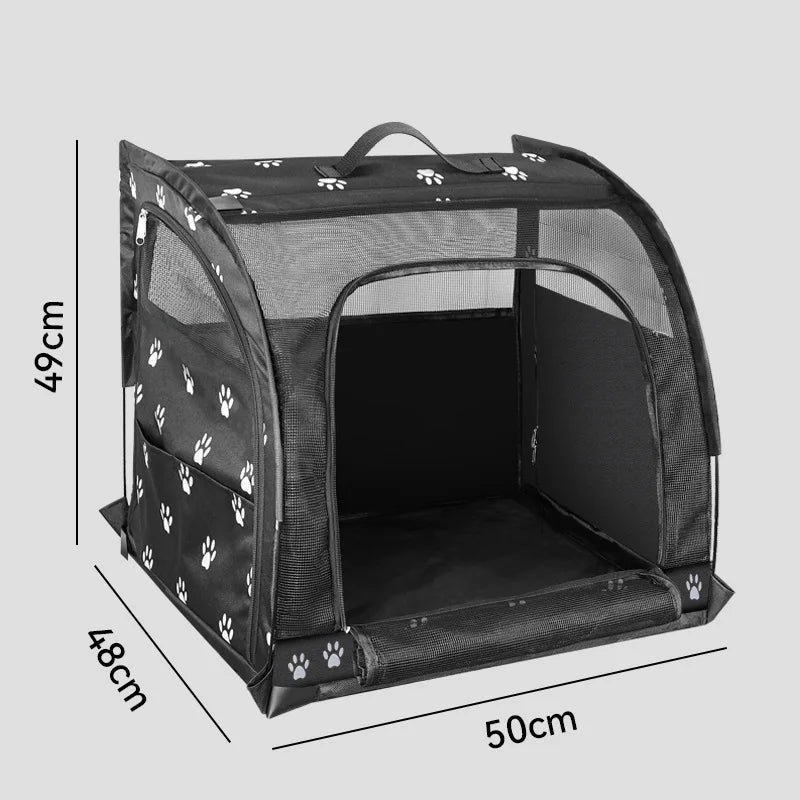 Pet Car Portable Dog Kennel Foldable Scratch Resistant Breathable Cat Bag for Outdoor Use Pet Cat Backpack Carrier