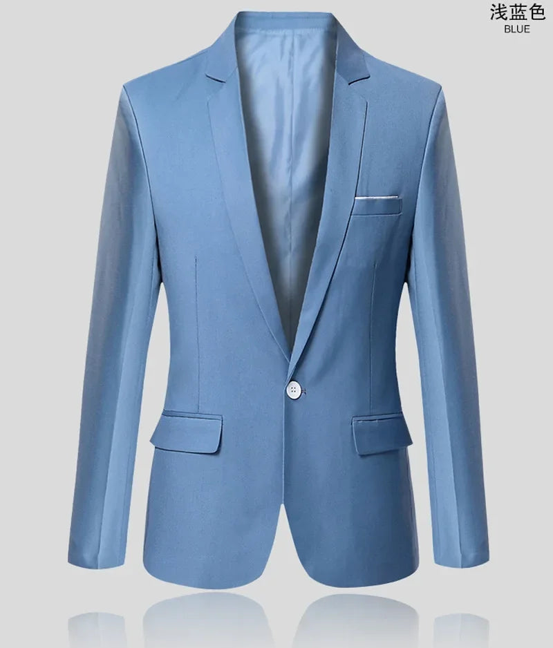 Slim Fit Formal Business Blazer