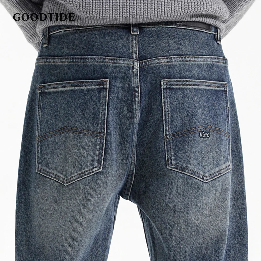 Fashion Casual Straight Jeans Autumn
