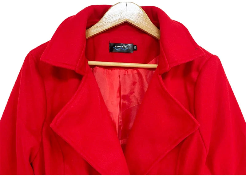 Korean Long Wool Winter Coat