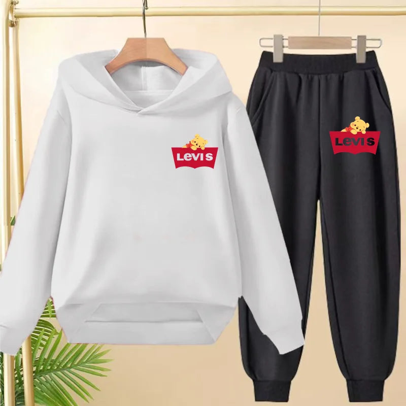 Kids Hooded Sportswear Set