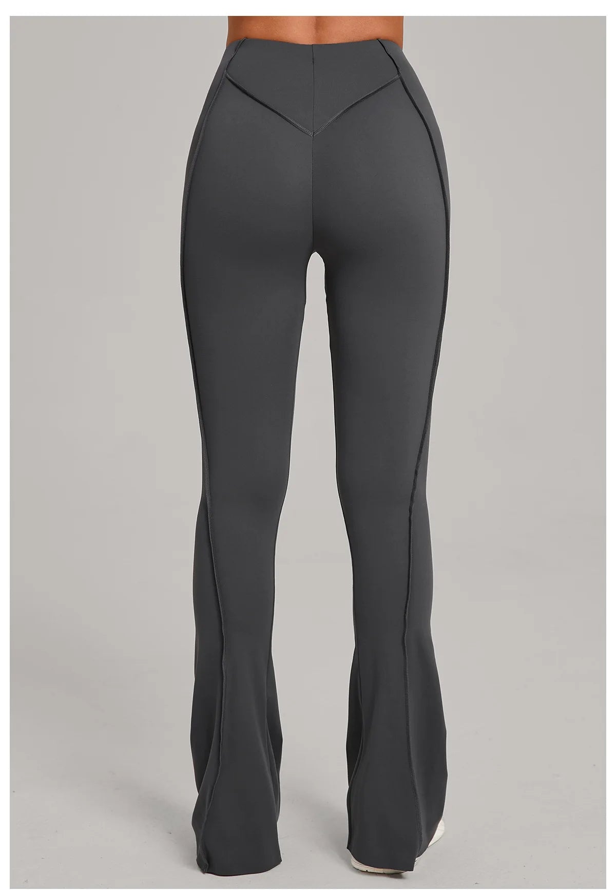 Gym Workout Women's Wide-Leg Tight-Fitting Hip-Lifting Yoga Flared Pants Dance High-Waist Flared Casual Outdoors Sports Trousers